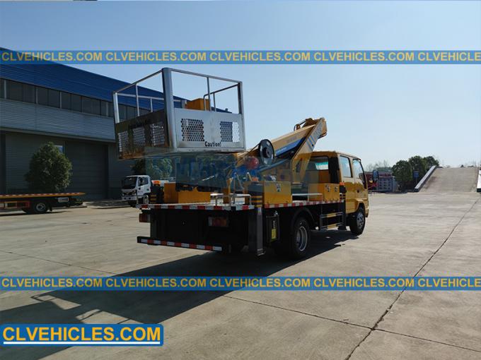 21m Lsuzu Telescopic Boom Bucket Truck Aerial Work Manlift Truck
