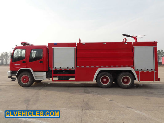 ISUZU FVZ 300hp Fire Rescue Trucks With Monitor Max Load 16000kg