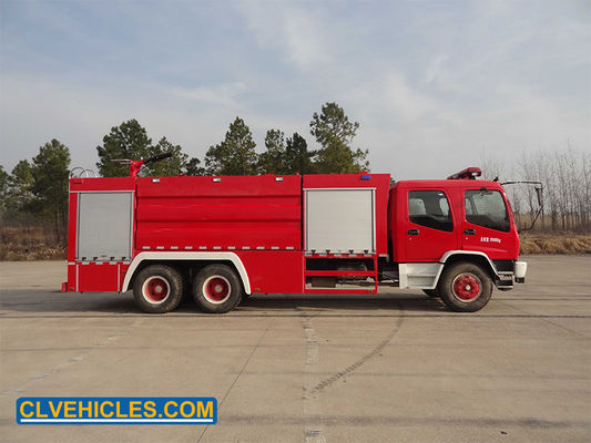 ISUZU FVZ 300hp Fire Rescue Trucks With Monitor Max Load 16000kg