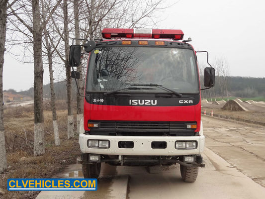 ISUZU FVZ 300hp Fire Rescue Trucks With Monitor Max Load 16000kg